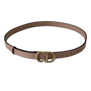 Christian Dior Rose Des Vents 20mm Saddle Belt - 75